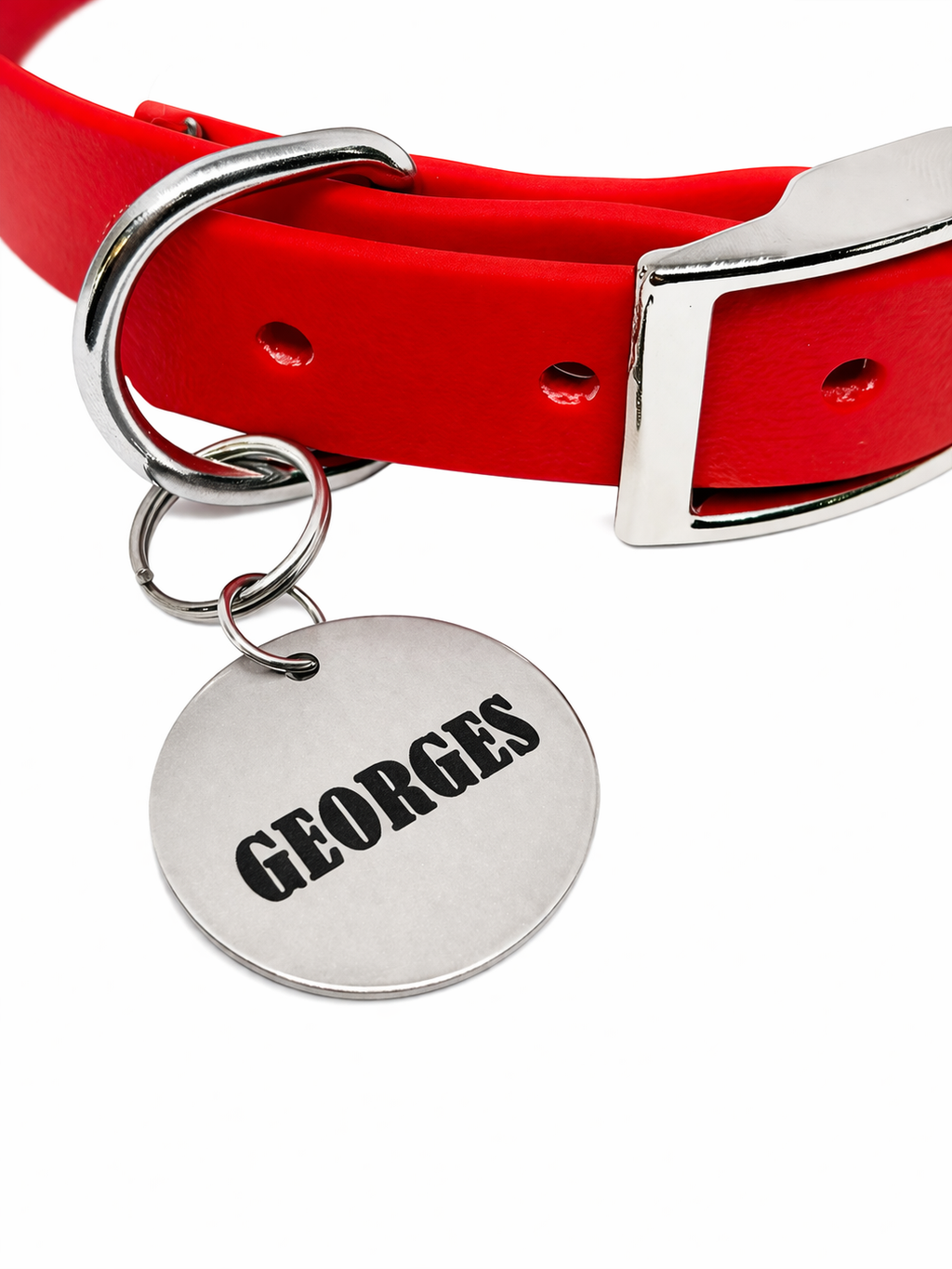 Médaille gravée en acier inoxydable