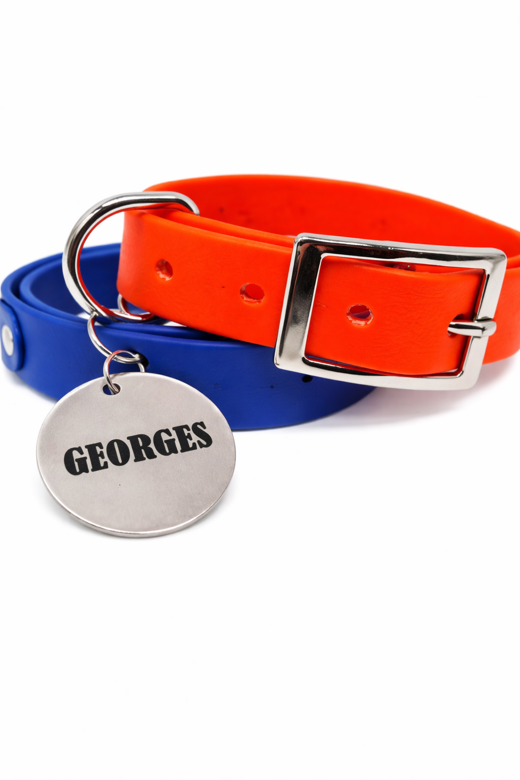 Médaille gravée en acier inoxydable
